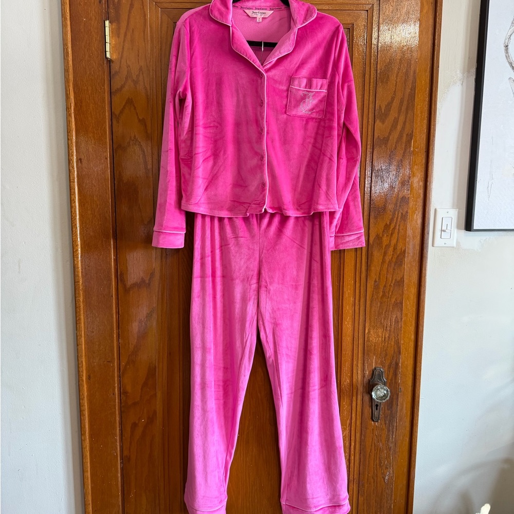 Juicy Couture Bright Pink Pajama Set